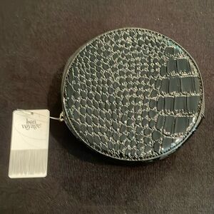 NWT Round Faux Croc Bag